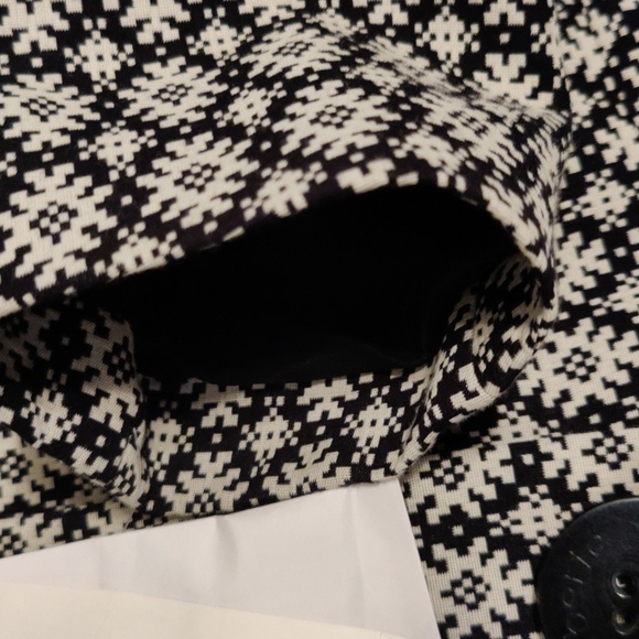 Liberté by Emanuel Ungaro NWT Size 14 Pea Coat Large Black Buttons #918 - Picture 9 of 12